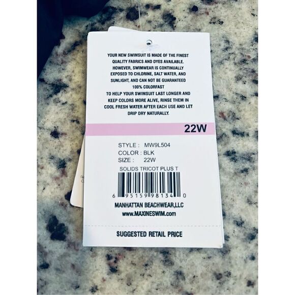 Maxine Of Hollywood womens Plus-size V-neck Shirred Twist Front One Piece Swimsu - Picture 4 of 5